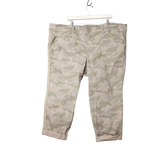 TORRID Womens Jeans SZ 26 Crop Aviator Skinny Stretch‎ Twill Mid-Rise Camoflage - Picture 1 of 12